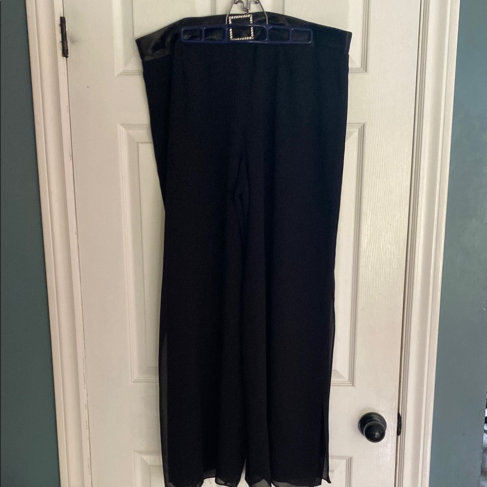 Addition Elle Black Wide Leg Pants High Waist